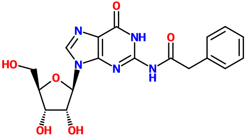 (image for) MC081330 N2-Phenylacetyl guanosine